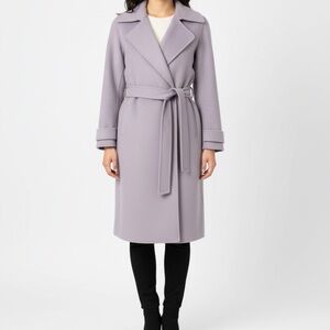 Light grey-lavender wool coat